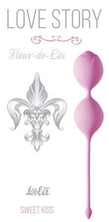 Розовые вагинальные шарики Fleur-de-lisa